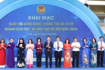 Khai mạc ngày hội công nghệ thông tin và STEM ngành Giáo dục Hà Nội