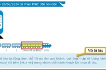 Đường sắt thí điểm bán vé tự động xếp chỗ