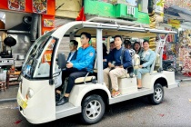 Tiền Giang: Thí điểm hoạt động đối với xe bốn bánh chạy bằng năng lượng điện