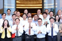 Chủ tịch Quốc hội Trần Thanh Mẫn gặp mặt lãnh đạo các cơ quan báo chí