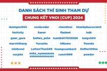 Lộ diện 25 gương mặt tham dự chung kết VNOI CUP 2024