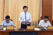 Thứ trưởng Bộ TT&TT Nguyễn Thanh Lâm kiểm tra thực hiện sắp xếp đơn vị hành chính tại An Giang
