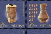 Phát hành bộ tem “Bảo vật quốc gia: Đồ gốm”