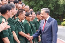 Tổng Bí thư, Chủ tịch nước Tô Lâm gặp mặt đoàn cựu chiến binh Sư đoàn 308