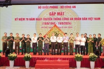 Gặp mặt Kỷ niệm 79 năm Ngày truyền thống Công an nhân dân