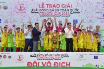 Lễ Bế mạc giải bóng đá U9 toàn quốc Toyota Cup 2024