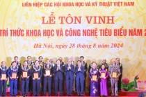 VUSTA tổ chức Lễ tôn vinh 135 trí thức khoa học và công nghệ tiêu biểu năm 2024 
