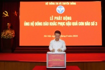 Bộ Thông tin và Truyền thông phát động ủng hộ đồng bào khắc phục hậu quả bão số 3