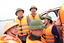 Phó Thủ tướng Thường trực Nguyễn Hòa Bình: Hà Nam cần tiếp tục gia cố các điểm đê xung yếu