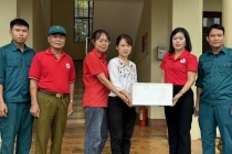 Hội Chữ thập đỏ tỉnh Phú Thọ là đầu mối tiếp nhận hàng cứu trợ Nhân dân bị thiệt hại do bão số 3