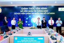 Khai trương 'Mô hình quản trị thông minh Học viện Chính trị quốc gia Hồ Chí Minh'