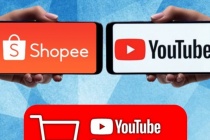 Youtube 'bắt tay' Shopee cạnh tranh với TikTok Shop