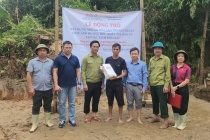 Hội sinh viên Khóa K26HLU khởi công xây dựng chương trình mái ấm cho người dân vùng lũ ở Bảo Yên