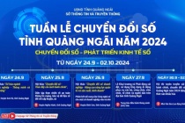 Đa dạng các hoạt động tại Tuần lễ Chuyển đổi số tỉnh Quảng Ngãi năm 2024