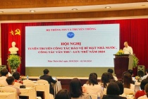 Nâng cao chất lượng công tác văn thư, lưu trữ và bảo vệ bí mật nhà nước năm 2024