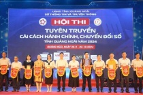 Sôi nổi Hội thi tuyên truyền cải cách hành chính, chuyển đổi số tỉnh Quảng Ngãi năm 2024