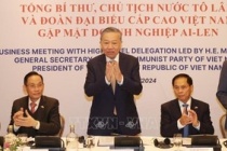 Tổng Bí thư, Chủ tịch nước Tô Lâm gặp mặt doanh nghiệp Ireland