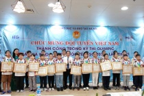 Đoàn học sinh Hà Nội đạt thành tích xuất sắc tại Kỳ thi Olympic Toán và Khoa học Quốc tế