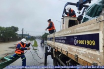 Trên 646.000 khách hàng các tỉnh miền Trung được cấp điện trở lại sau bão số 6