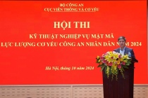 Hội thi Kỹ thuật nghiệp vụ mật mã lực lượng Cơ yếu Công an nhân dân năm 2024