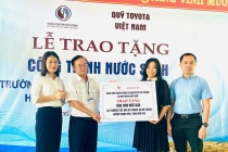 Quỹ Toyota Việt Nam bàn giao công trình nước sạch cho Trường tiểu học An thạnh tại tỉnh Bến tre