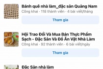 Thực phẩm nhà làm rao bán tràn lan dịp cận Tết