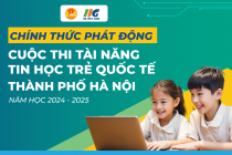 Phát động cuộc thi Tài năng tin học trẻ quốc tế - thành phố Hà Nội