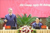 Tổng Bí thư Tô Lâm làm việc với Ban Chấp hành Đảng bộ tỉnh Hà Giang