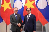 Phó Thủ tướng, Bộ trưởng Ngoại giao Bùi Thanh Sơn hội đàm với Bộ trưởng Ngoại giao Lào