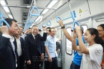 Tổng Bí thư Tô Lâm lần đầu trải nghiệm Metro Bến Thành - Suối Tiên