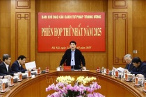 Chủ tịch nước Lương Cường chủ trì họp Ban Chỉ đạo Cải cách tư pháp Trung ương
