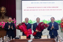 Trao quyết định bổ nhiệm ông Lê Hải Bình và ông Phan Tâm giữ chức Thứ trưởng Bộ VHTTDL