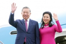 Tổng Bí thư Tô Lâm và Phu nhân lên đường thăm Indonesia, Ban Thư ký ASEAN và Singapore
