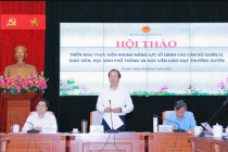 Phát triển năng lực số cho HS, giáo viên là nền tảng chuyển đổi số giáo dục