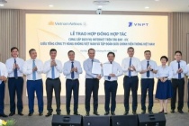 Vietnam Airlines 'bắt tay' VNPT triển khai dịch vụ Internet trên máy bay A350