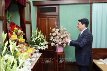Chủ tịch nước Lương Cường thăm Khu di tích Chủ tịch Hồ Chí Minh