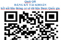 Quét mã QR đăng ký tài khoản kết nối liên thông cơ sở dữ liệu Dược Quốc gia