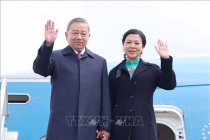Tổng Bí thư Tô Lâm và Phu nhân bắt đầu thăm cấp Nhà nước Cộng hòa Belarus
