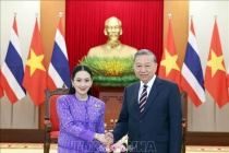 Tổng Bí thư Tô Lâm tiếp Thủ tướng Thái Lan Paetongtarn Shinawatra