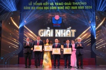 Nhóm tác giả Ban Cơ yếu Chính phủ đạt giải Nhất sáng tạo khoa học - công nghệ Việt Nam năm 2024