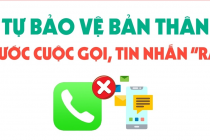 Tự bảo vệ bản thân trước cuộc gọi, tin nhắn rác