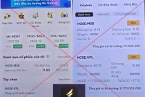 Cảnh báo thủ đoạn lừa đảo qua app chứng khoán giả mạo