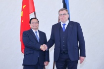 Thủ tướng Phạm Minh Chính hội kiến Chủ tịch Quốc hội Estonia