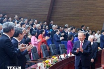 Tổng Bí thư dự lễ Công bố các Nghị quyết về sáp nhập đơn vị hành chính tại Thành phố Hồ Chí Minh
