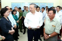 Tổng Bí thư Tô Lâm kiểm tra hoạt động chính quyền địa phương 2 cấp tại Hà Nội