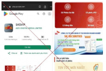 Cảnh báo lừa đảo cài đặt ứng dụng giao dịch chứng khoán SKSVIP