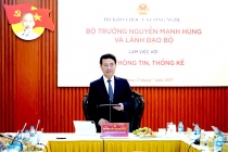 Bộ trưởng Nguyễn Mạnh Hùng kỳ vọng Cục Thông tin, Thống kê trở thành đơn vị tư vấn chính sách, tham mưu chiến lược