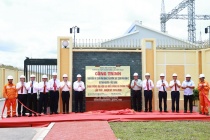 Gắn biển công trình trọng điểm ngành điện ở Thái Nguyên chào mừng Đại hội Đảng bộ các cấp