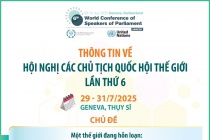 Hội nghị các Chủ tịch Quốc hội thế giới lần thứ 6: Tăng cường vai trò nghị viện trong các công nghệ mới, AI