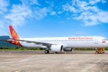 Sun PhuQuoc Airways đón máy bay đầu tiên, ký thỏa thuận tín dụng với Vietcombank